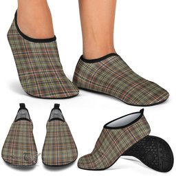 ScotsTee Shop Scottish SCOTT GREEN WEATHERED Clan Tartan Men and Women a Slip On Barefoot Quick-Dry Beach Aqua Yoga Water Shoes