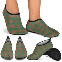 ScotsTee Shop Scottish Menzies Green Ancient Clan Tartan Men and Women a Slip On Barefoot Quick-Dry Beach Aqua Yoga Water Shoes