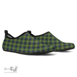 ScotsTee Shop Scottish Reid Green Clan Tartan Men and Women a Slip On Barefoot Quick-Dry Beach Aqua Yoga Water Shoes