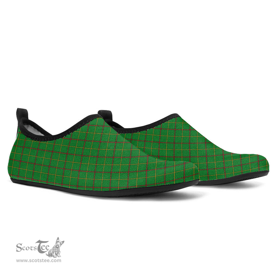 ScotsTee Shop Scottish Tribe of Mar Clan Tartan Men and Women a Slip On Barefoot Quick-Dry Beach Aqua Yoga Water Shoes