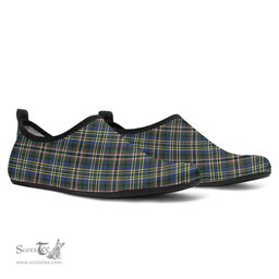 ScotsTee Shop Scottish SCOTT GREEN MODERN Clan Tartan Men and Women a Slip On Barefoot Quick-Dry Beach Aqua Yoga Water Shoes