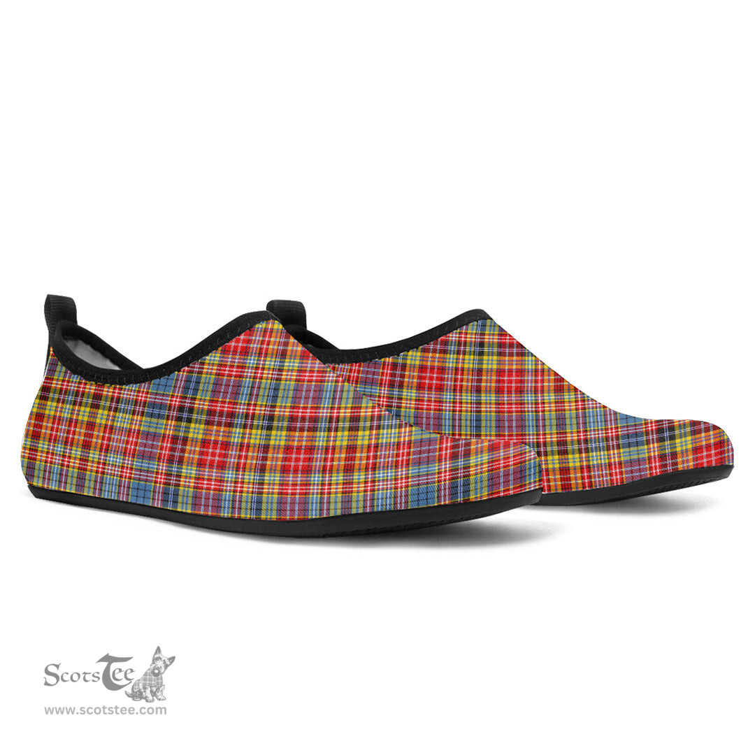 ScotsTee Shop Scottish Ogilvie of Airlie Ancient Clan Tartan Men and Women a Slip On Barefoot Quick-Dry Beach Aqua Yoga Water Shoes