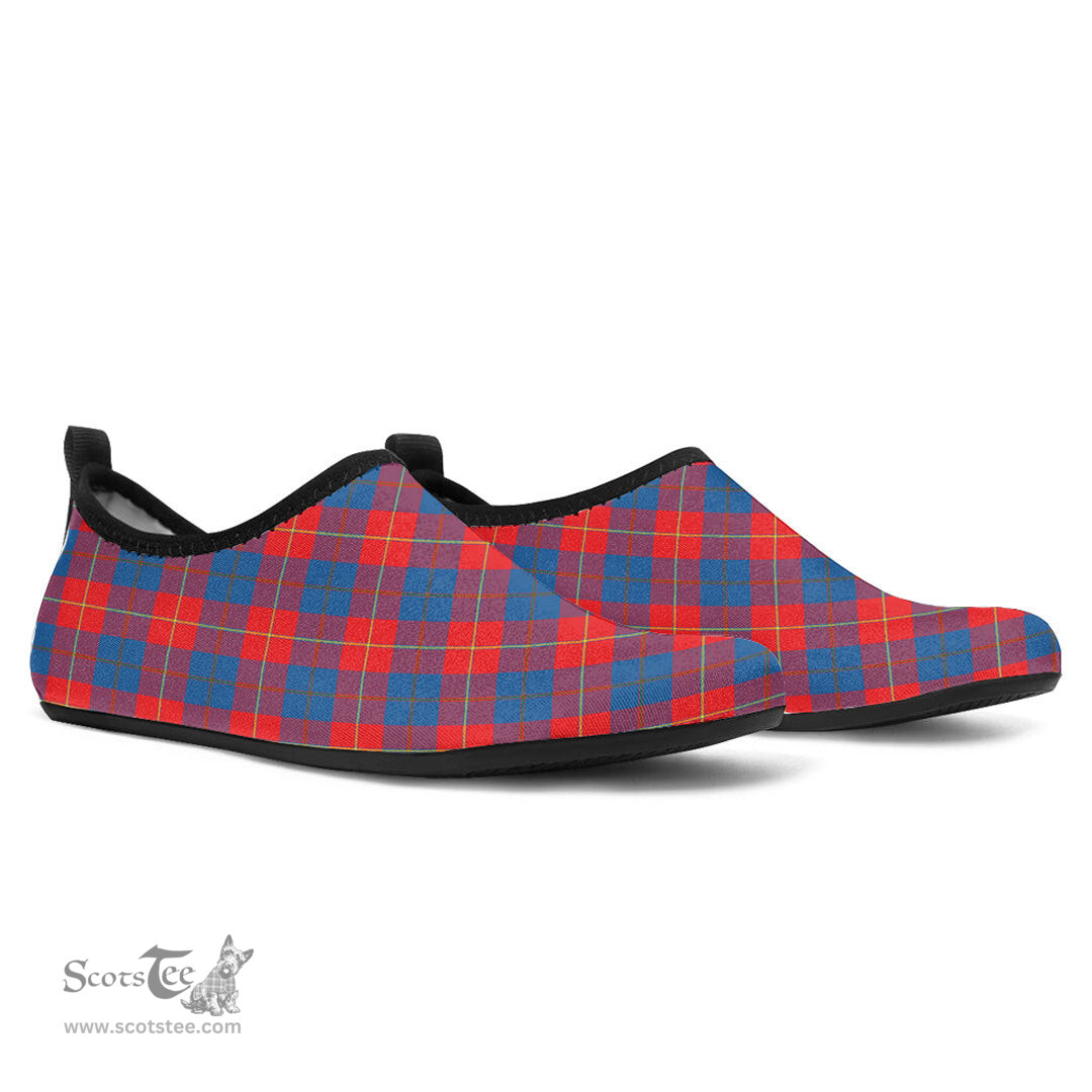 ScotsTee Shop Scottish Galloway Red Clan Tartan Men and Women a Slip On Barefoot Quick-Dry Beach Aqua Yoga Water Shoes