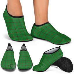 ScotsTee Shop Scottish Don Tribe of Mar Clan Tartan Men and Women a Slip On Barefoot Quick-Dry Beach Aqua Yoga Water Shoes