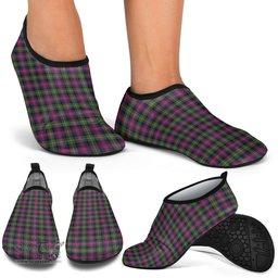 ScotsTee Shop Scottish Logan Modern Clan Tartan Men and Women a Slip On Barefoot Quick-Dry Beach Aqua Yoga Water Shoes