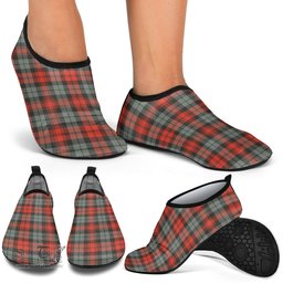 ScotsTee Shop Scottish MacLachlan Weathered Clan Tartan Men and Women a Slip On Barefoot Quick-Dry Beach Aqua Yoga Water Shoes