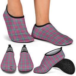 ScotsTee Shop Scottish Lindsay Ancient Clan Tartan Men and Women a Slip On Barefoot Quick-Dry Beach Aqua Yoga Water Shoes