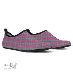 ScotsTee Shop Scottish Lindsay Ancient Clan Tartan Men and Women a Slip On Barefoot Quick-Dry Beach Aqua Yoga Water Shoes