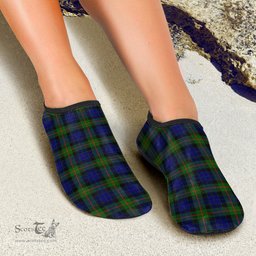 ScotsTee Shop Scottish Gunn Modern Clan Tartan Men and Women a Slip On Barefoot Quick-Dry Beach Aqua Yoga Water Shoes