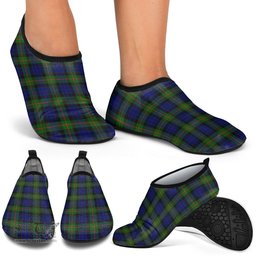ScotsTee Shop Scottish Gunn Modern Clan Tartan Men and Women a Slip On Barefoot Quick-Dry Beach Aqua Yoga Water Shoes