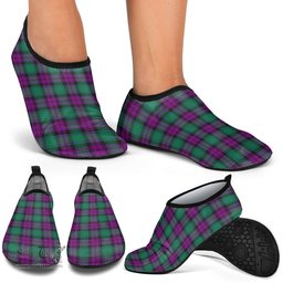 ScotsTee Shop Scottish MacArthur Milton Clan Tartan Men and Women a Slip On Barefoot Quick-Dry Beach Aqua Yoga Water Shoes