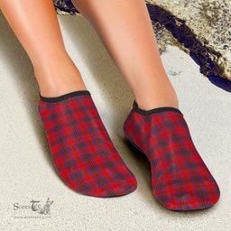 ScotsTee Shop Scottish Leslie Modern Clan Tartan Men and Women a Slip On Barefoot Quick-Dry Beach Aqua Yoga Water Shoes