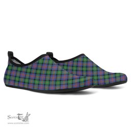 ScotsTee Shop Scottish Logan Ancient Clan Tartan Men and Women a Slip On Barefoot Quick-Dry Beach Aqua Yoga Water Shoes