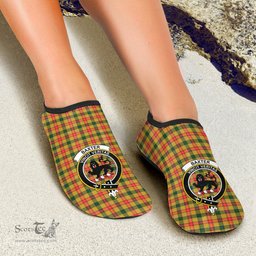 ScotsTee Shop Scottish Baxter Clan Crest Tartan Men and Women a Slip On Barefoot Quick-Dry Beach Aqua Yoga Water Shoes