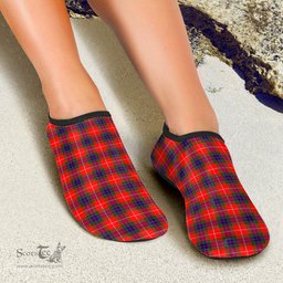 ScotsTee Shop Scottish Fraser Modern Clan Tartan Men and Women a Slip On Barefoot Quick-Dry Beach Aqua Yoga Water Shoes