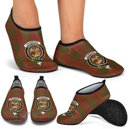 ScotsTee Shop Scottish Drummond Clan Clan Crest Tartan Men and Women a Slip On Barefoot Quick-Dry Beach Aqua Yoga Water Shoes