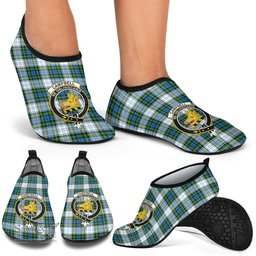 ScotsTee Shop Scottish Campbell Dress Clan Crest Tartan Men and Women a Slip On Barefoot Quick-Dry Beach Aqua Yoga Water Shoes