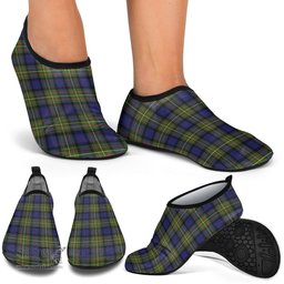 ScotsTee Shop Scottish MacLaren Modern Clan Tartan Men and Women a Slip On Barefoot Quick-Dry Beach Aqua Yoga Water Shoes