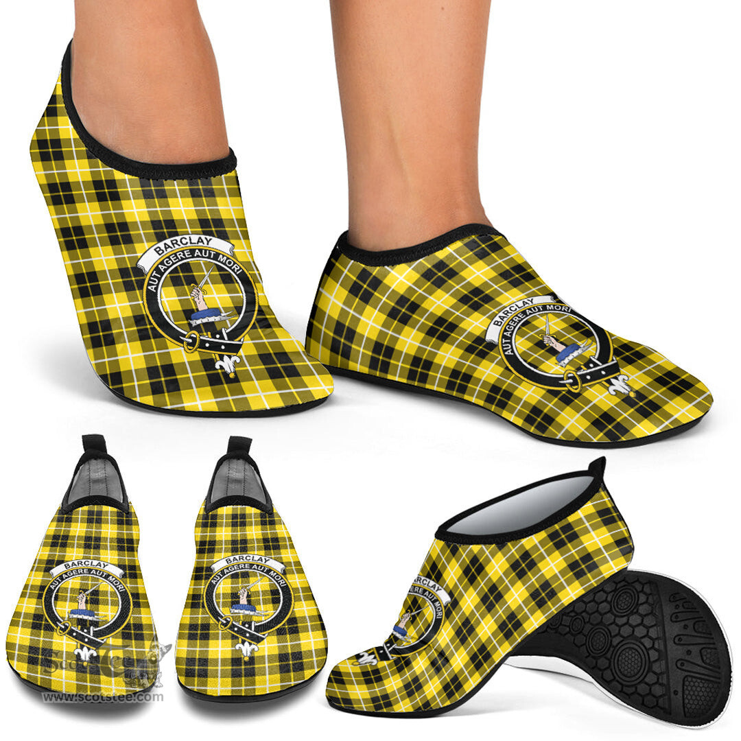 ScotsTee Shop Scottish Barclay Dress Modern Clan Crest Tartan Men and Women a Slip On Barefoot Quick-Dry Beach Aqua Yoga Water Shoes