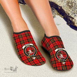 ScotsTee Shop Scottish Brodie Modern Clan Crest Tartan Men and Women a Slip On Barefoot Quick-Dry Beach Aqua Yoga Water Shoes