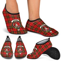 ScotsTee Shop Scottish Brodie Modern Clan Crest Tartan Men and Women a Slip On Barefoot Quick-Dry Beach Aqua Yoga Water Shoes