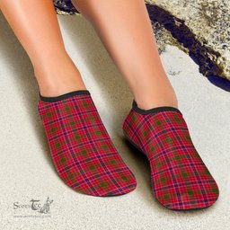 ScotsTee Shop Scottish MacRae Modern Clan Tartan Men and Women a Slip On Barefoot Quick-Dry Beach Aqua Yoga Water Shoes