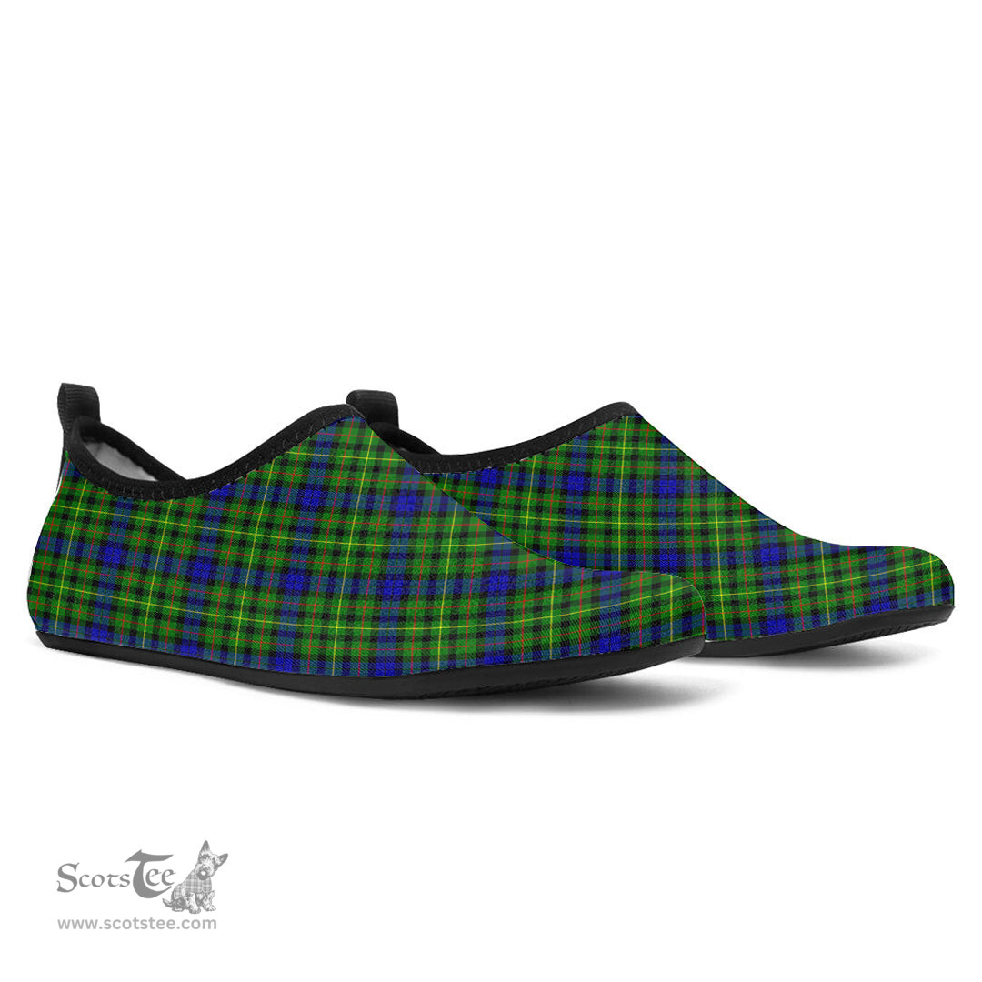 ScotsTee Shop Scottish Rollo Modern Clan Tartan Men and Women a Slip On Barefoot Quick-Dry Beach Aqua Yoga Water Shoes