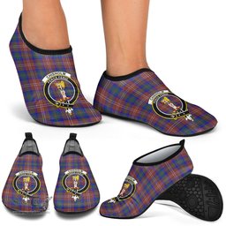 ScotsTee Shop Scottish Chisholm Hunting Modern Clan Crest Tartan Men and Women a Slip On Barefoot Quick-Dry Beach Aqua Yoga Water Shoes
