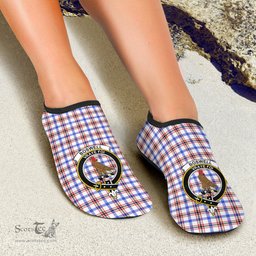 ScotsTee Shop Scottish Boswell Modern Clan Crest Tartan Men and Women a Slip On Barefoot Quick-Dry Beach Aqua Yoga Water Shoes
