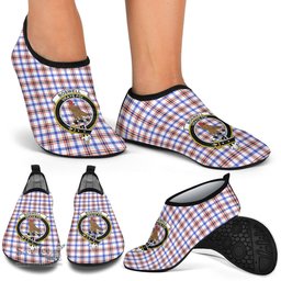 ScotsTee Shop Scottish Boswell Modern Clan Crest Tartan Men and Women a Slip On Barefoot Quick-Dry Beach Aqua Yoga Water Shoes