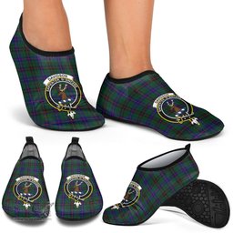 ScotsTee Shop Scottish Davidson Modern Clan Crest Tartan Men and Women a Slip On Barefoot Quick-Dry Beach Aqua Yoga Water Shoes