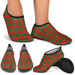 ScotsTee Shop Scottish Moncrieffe Clan Tartan Men and Women a Slip On Barefoot Quick-Dry Beach Aqua Yoga Water Shoes