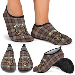 ScotsTee Shop Scottish Cameron of Erracht Weathered Clan Crest Tartan Men and Women a Slip On Barefoot Quick-Dry Beach Aqua Yoga Water Shoes