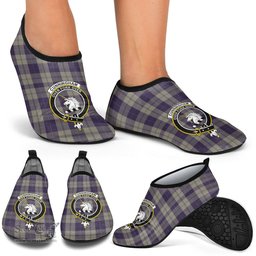ScotsTee Shop Scottish Cunningham Dress Blue Dancers Clan Crest Tartan Men and Women a Slip On Barefoot Quick-Dry Beach Aqua Yoga Water Shoes