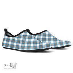 ScotsTee Shop Scottish Stewart Muted Blue Clan Tartan Men and Women a Slip On Barefoot Quick-Dry Beach Aqua Yoga Water Shoes