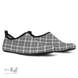 ScotsTee Shop Scottish Scott Black White Modern Clan Tartan Men and Women a Slip On Barefoot Quick-Dry Beach Aqua Yoga Water Shoes