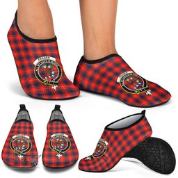 ScotsTee Shop Scottish Fraser Modern Clan Crest Tartan Men and Women a Slip On Barefoot Quick-Dry Beach Aqua Yoga Water Shoes
