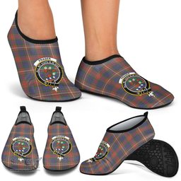 ScotsTee Shop Scottish Fraser Hunting Modern Clan Crest Tartan Men and Women a Slip On Barefoot Quick-Dry Beach Aqua Yoga Water Shoes