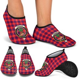 ScotsTee Shop Scottish Hamilton Modern Clan Crest Tartan Men and Women a Slip On Barefoot Quick-Dry Beach Aqua Yoga Water Shoes