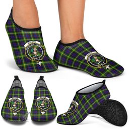 ScotsTee Shop Scottish Watson Modern Clan Crest Tartan Men and Women a Slip On Barefoot Quick-Dry Beach Aqua Yoga Water Shoes