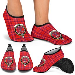 ScotsTee Shop Scottish Rose Modern Clan Crest Tartan Men and Women a Slip On Barefoot Quick-Dry Beach Aqua Yoga Water Shoes