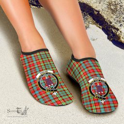 ScotsTee Shop Scottish Ogilvie Clan Crest Tartan Men and Women a Slip On Barefoot Quick-Dry Beach Aqua Yoga Water Shoes