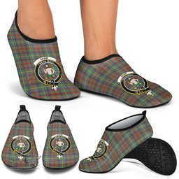 ScotsTee Shop Scottish Shaw Green Modern Clan Crest Tartan Men and Women a Slip On Barefoot Quick-Dry Beach Aqua Yoga Water Shoes