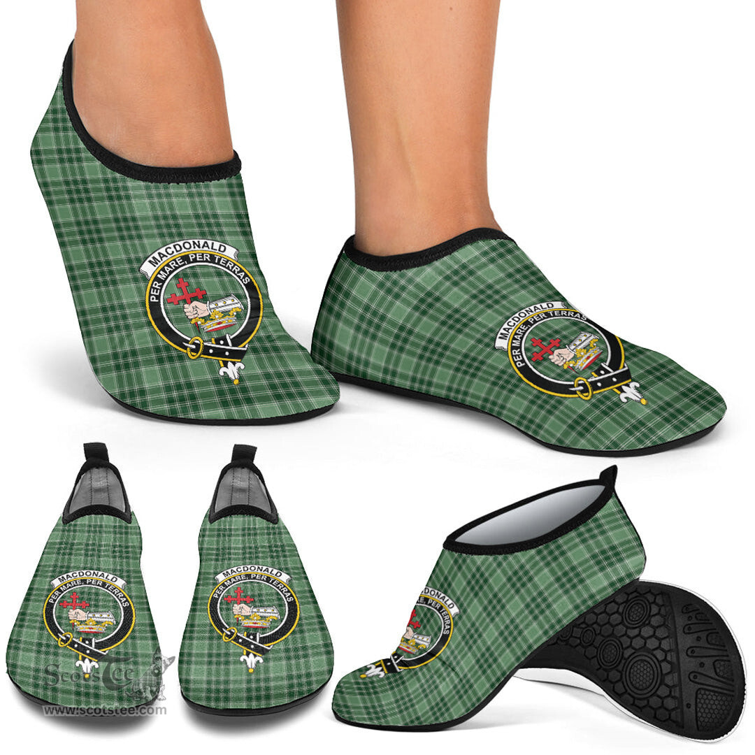 ScotsTee Shop Scottish MacDonald Lord of the Isles Hunting Clan Crest Tartan Men and Women a Slip On Barefoot Quick-Dry Beach Aqua Yoga Water Shoes