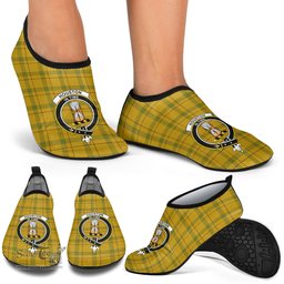 ScotsTee Shop Scottish Houston Clan Crest Tartan Men and Women a Slip On Barefoot Quick-Dry Beach Aqua Yoga Water Shoes