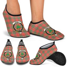 ScotsTee Shop Scottish Grant Ancient Clan Crest Tartan Men and Women a Slip On Barefoot Quick-Dry Beach Aqua Yoga Water Shoes