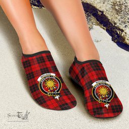 ScotsTee Shop Scottish MacLeod of Raasay Clan Crest Tartan Men and Women a Slip On Barefoot Quick-Dry Beach Aqua Yoga Water Shoes