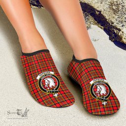 ScotsTee Shop Scottish Hepburn Clan Crest Tartan Men and Women a Slip On Barefoot Quick-Dry Beach Aqua Yoga Water Shoes