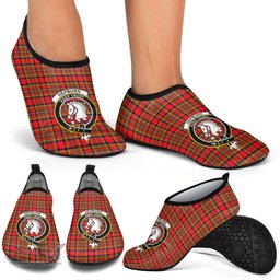 ScotsTee Shop Scottish Hepburn Clan Crest Tartan Men and Women a Slip On Barefoot Quick-Dry Beach Aqua Yoga Water Shoes