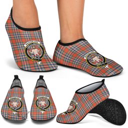 ScotsTee Shop Scottish MacFarlane Ancient Clan Crest Tartan Men and Women a Slip On Barefoot Quick-Dry Beach Aqua Yoga Water Shoes